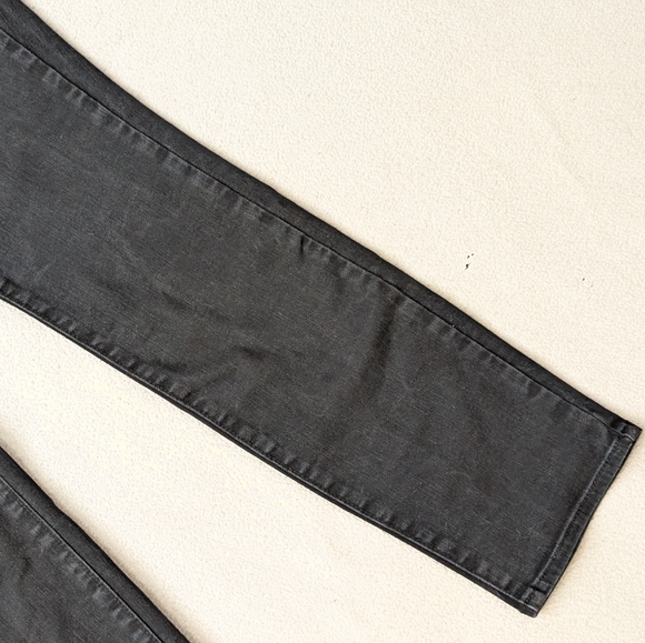 NYDJ Not Your Daughters Jeans Ami Skinny Size 8 Faded Black Stretch Denim USA - Picture 5 of 16